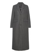 Vmvincemilan Long Coat Boos Cp Outerwear Coats Winter Coats Grey Vero ...