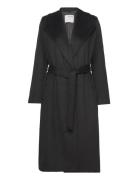 Slfrosa Wool Coat B Noos Outerwear Coats Winter Coats Black Selected F...