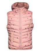 Printed Lightweight Vest Toppaliivi Pink Tom Tailor
