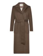 Elegance Outerwear Coats Winter Coats Brown Munthe