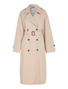 Cotton Relaxed Trench Trenssi Takki Beige Tommy Hilfiger