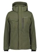 Stefan Usx Jkt Parka Takki Khaki Green Didriksons