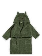 Achaia Terry Bathrobe Aamutakki Kylpytakki Green Nuuroo