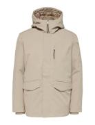 Slhpiet Jacket Parka Takki Cream Selected Homme