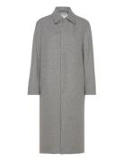 Wool Car Coat Outerwear Coats Winter Coats Grey Filippa K