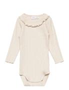 Nbfolia Ls Body Bodies Long-sleeved Cream Name It