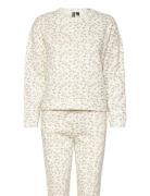 Pcxmas Chilli Sweat Set Jrs Bc Pyjama Beige Pieces