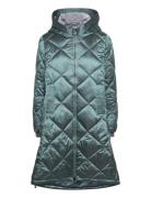 Coat Not Wool Topattu Pitkä Takki Blue Gerry Weber Edition