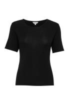 Bamboo - T-Shirt With Short Sleeve Toppi Black Lady Avenue