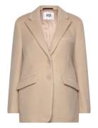 Betina Blazer Villakangastakki Beige Twist & Tango