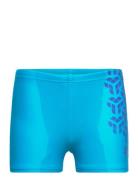 Boy's Arena Kikko V Swim Short Graphic Turquoise-N Uimashortsit Blue A...