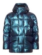Harbin Puffer Jacket W3T4 Vuorillinen Takki Topattu Takki Blue Rains