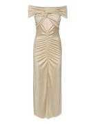 Gabrigz Sl Long Dress Maksimekko Juhlamekko Cream Gestuz