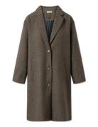 Carmina Coat Outerwear Coats Winter Coats Brown STUDIO FEDER