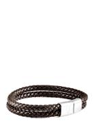 Leather Bracelet Double Rope Rannekoru Korut Brown Edd.