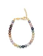 Men's Pastel Pearl Bracelet Rannekoru Korut Multi/patterned Nialaya