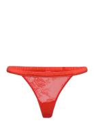 Mesh Thong Stringit Alusvaatteet Red Understatement Underwear