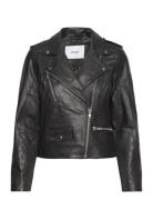 Nuzandras Leather Jacket Nahkatakki Black Nümph