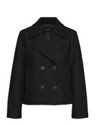 Vmvincemia Short Jacket Noos Villakangastakki Black Vero Moda