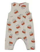 Baby Play The Drum All Over Overall Jumpsuit Haalari Beige Bobo Choses