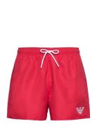 Mens Woven Boxer Uimashortsit Red Emporio Armani