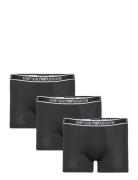 Men's Knit 3-Pack Boxer Bokserit Black Emporio Armani
