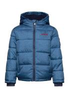 Levi's® Core Printed Puffer Jacket Toppatakki Blue Levi's