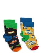 2-Pack Kids Car Sock Sukat Multi/patterned Happy Socks