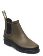 Rain Boots - Low With Elastic Kumisaappaat Kengät Green ANGULUS