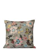 Cushion Cover Flower Linen, 50X50Cm Home Textiles Cushions & Blankets ...