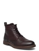 Fred Leather Shoe Nyörisaappaat Brown Sneaky Steve