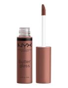 Butter Lip Gloss Huulikiilto Meikki Brown NYX Professional Makeup