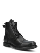 Jfwshelby Leather Boot Sn Nyörisaappaat Black Jack & J S