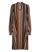 Cusuzy Giselle Ls Dress Polvipituinen Mekko Multi/patterned Culture
