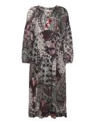 Christel Long Dress Polvipituinen Mekko Multi/patterned ODD MOLLY