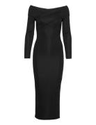 Delta Shimmer Dress Polvipituinen Mekko Black AllSaints