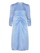 Evi Dress Polvipituinen Mekko Blue A-View