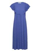 Kahloiw Dress Polvipituinen Mekko Blue InWear