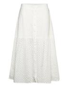 Skirt Verona Polvipituinen Hame White Lindex