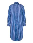 Os Striped Shirt Dress Polvipituinen Mekko Blue GANT
