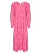 Macenna Long Dress Polvipituinen Mekko Pink Noella
