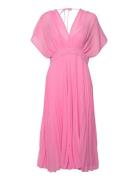 Sara Dress Polvipituinen Mekko Pink MAUD