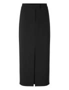 Fique Pencil Skirt Pitkä Hame Black Second Female