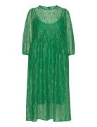 Marion Dress Polvipituinen Mekko Green Lollys Laundry