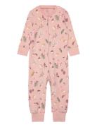 Pyjamas Wood Pyjama Sie Jumpsuit Haalari Pink Lindex