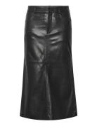 Olivigz Hw Skirt Polvipituinen Hame Black Gestuz