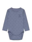 Hmlbeesy Body L/S Pitkähihainen Body Blue Hummel