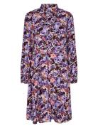 Nuwera Short Dress Polvipituinen Mekko Purple Nümph