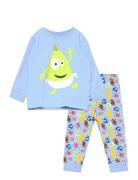 Nmnnash Babblarna Ls Nightset Bfu Pyjamasetti Pyjama Blue Name It