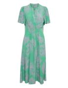 Cupolly Long Dress Polvipituinen Mekko Green Culture